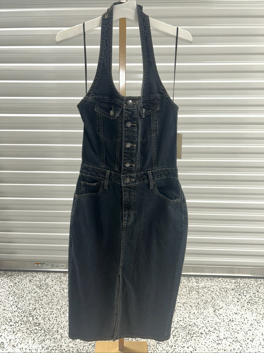 Universal‎ Thread Black Denim Dress